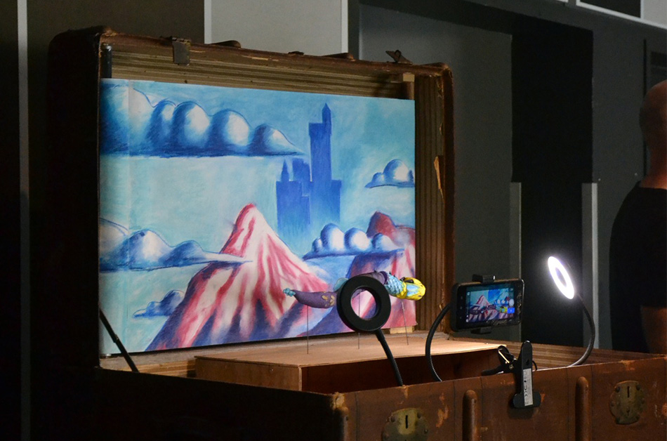 Module de découverte du cinéma d'animation en fonctionnement