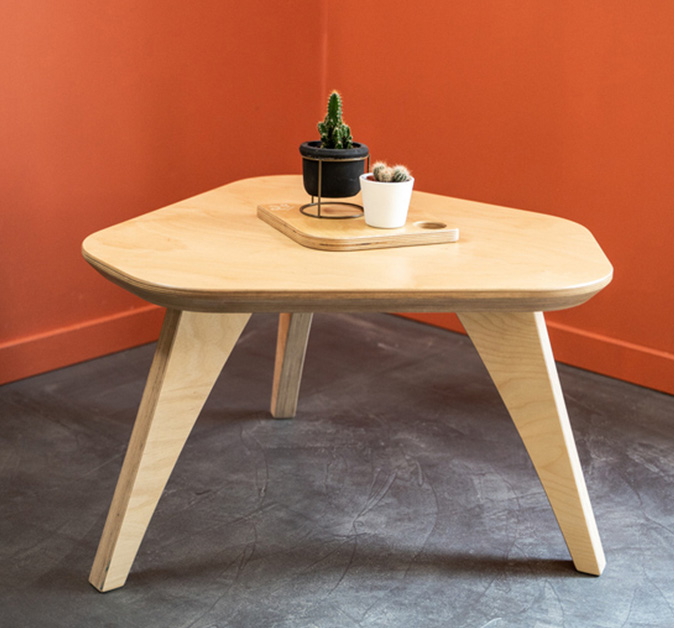 Lifting de la table basse EDIE, pour la société LOUIS