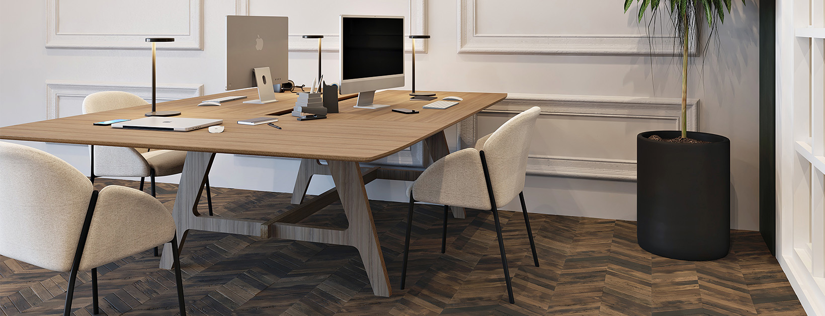 Nouveau bureau d'équipe 100% configurable