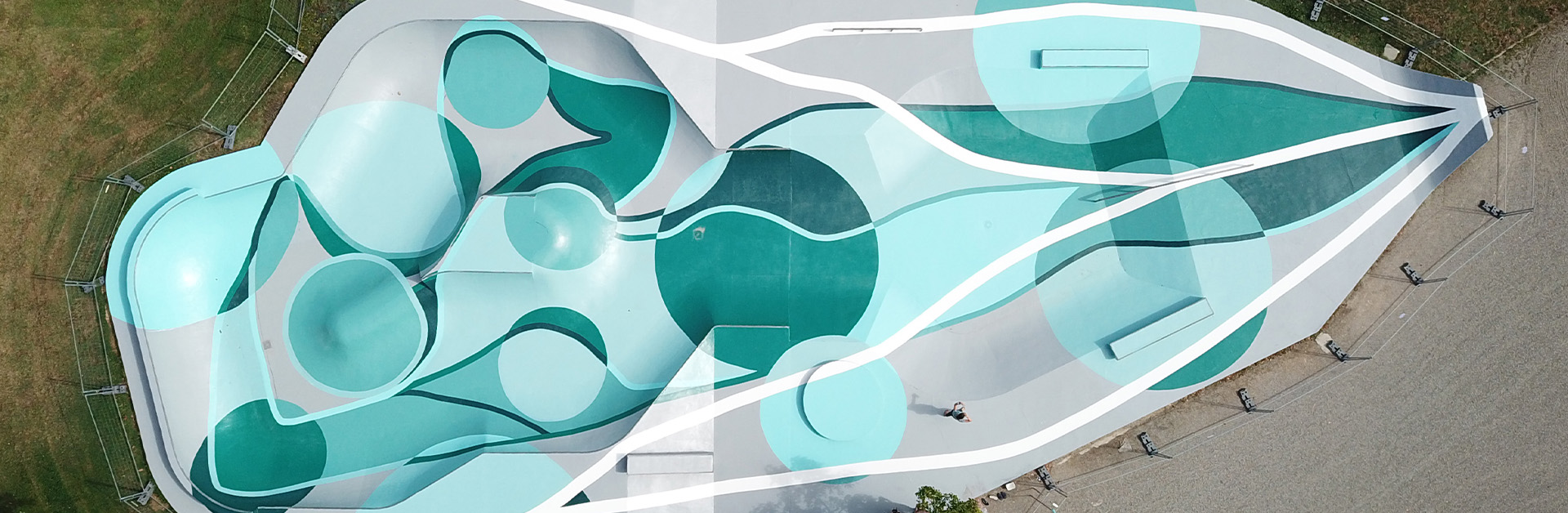 Réalisation d'une peinture monumentale sur le skatepark de Montauban