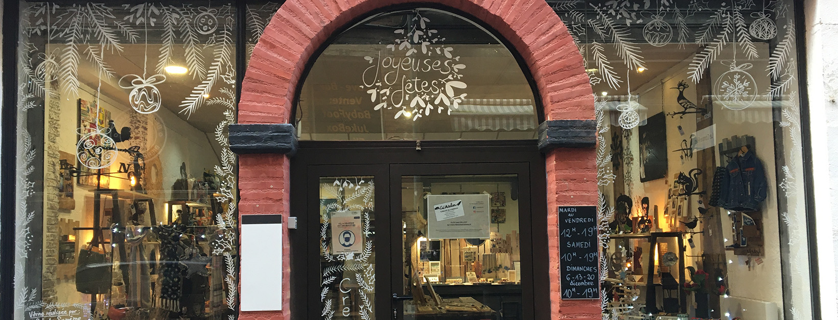Décoration d'une vitrine pour les festival Dessingres à Montauban